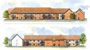 McCarthy Stone Angmering Rear Elevations a